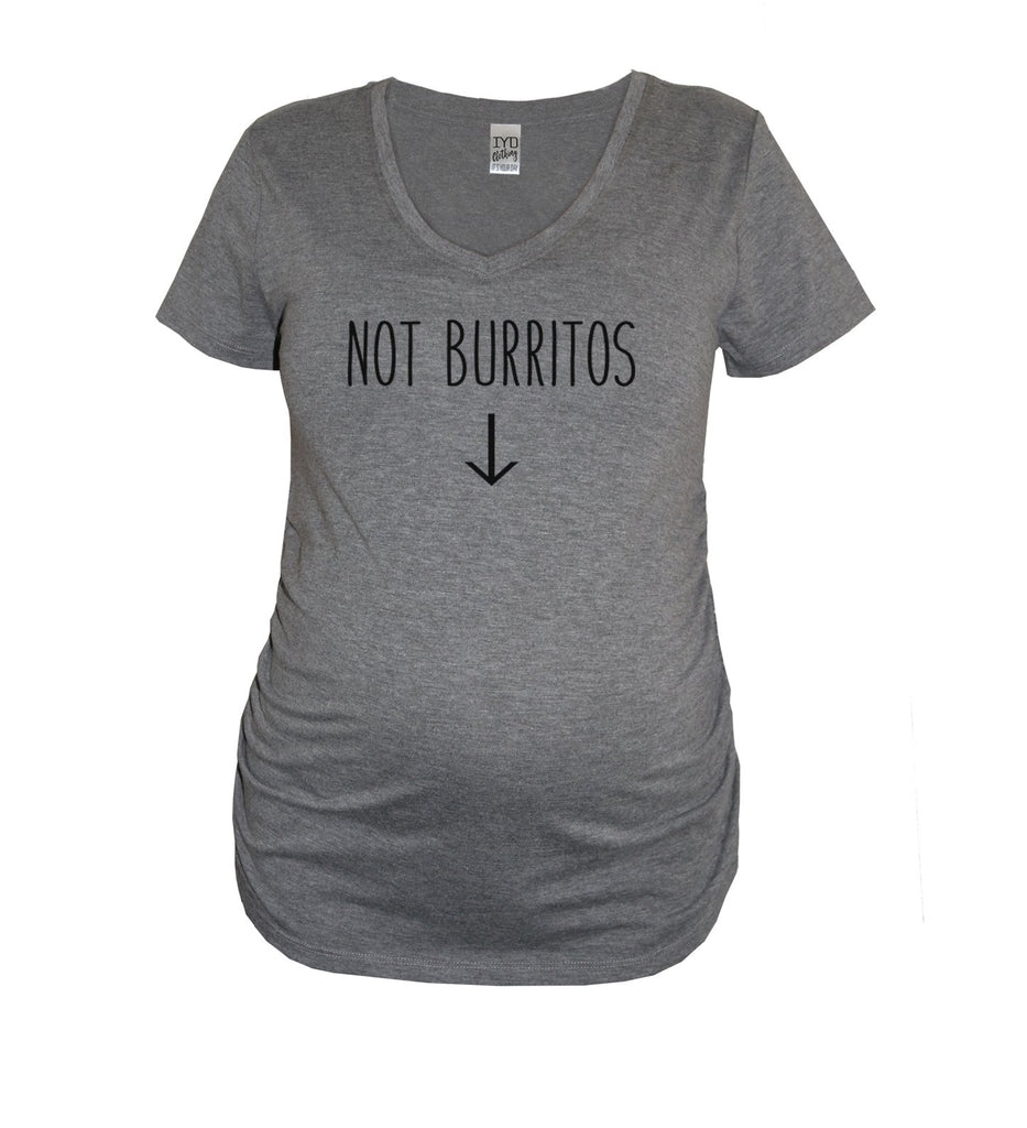 Burritos and Not Burritos Pregnancy Couple Shirt set - It's Your Day Clothing