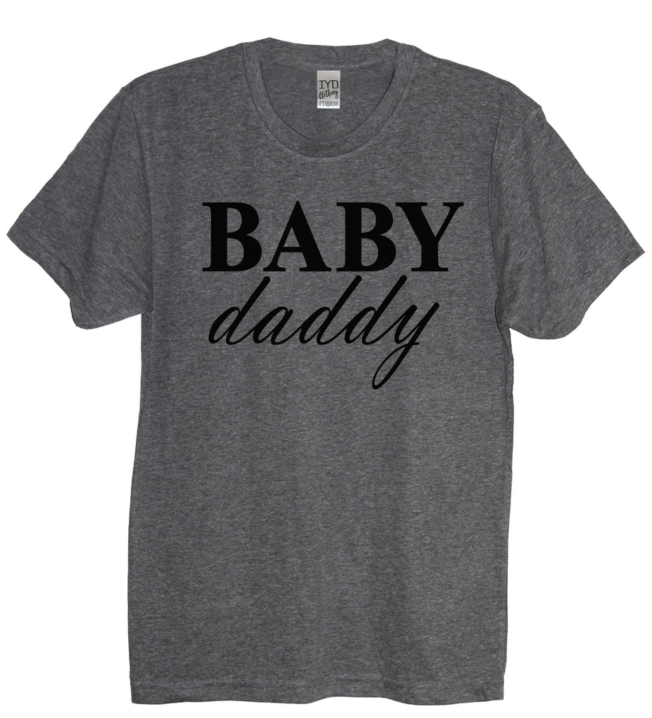 Baby Mama and Baby Daddy Shirt set, Prego, Pregnant, Mom To Be, Baby Shower Gift, Pregnancy announcement , Couples Shirt, Couples Gift - It's Your Day Clothing