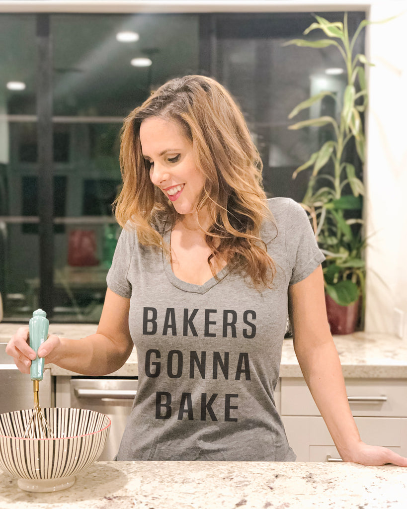 Bakers Gonna Bake V Neck Shirt - It's Your Day Clothing