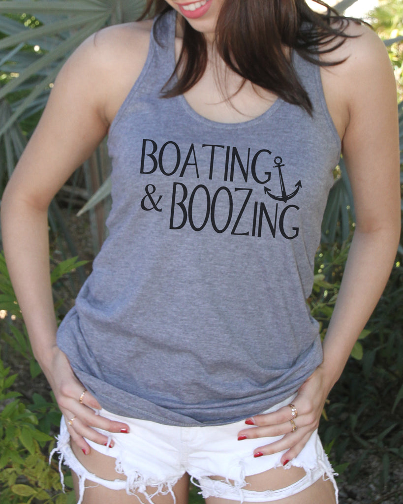 Boating And Boozing Tank Top - It's Your Day Clothing