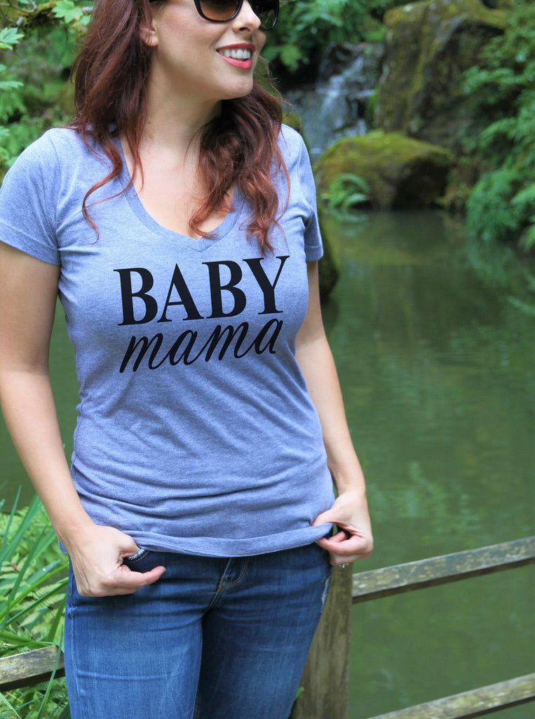 Baby Mama and Baby Daddy Shirt set, Prego, Pregnant, Mom To Be, Baby Shower Gift, Pregnancy announcement , Couples Shirt, Couples Gift - It's Your Day Clothing