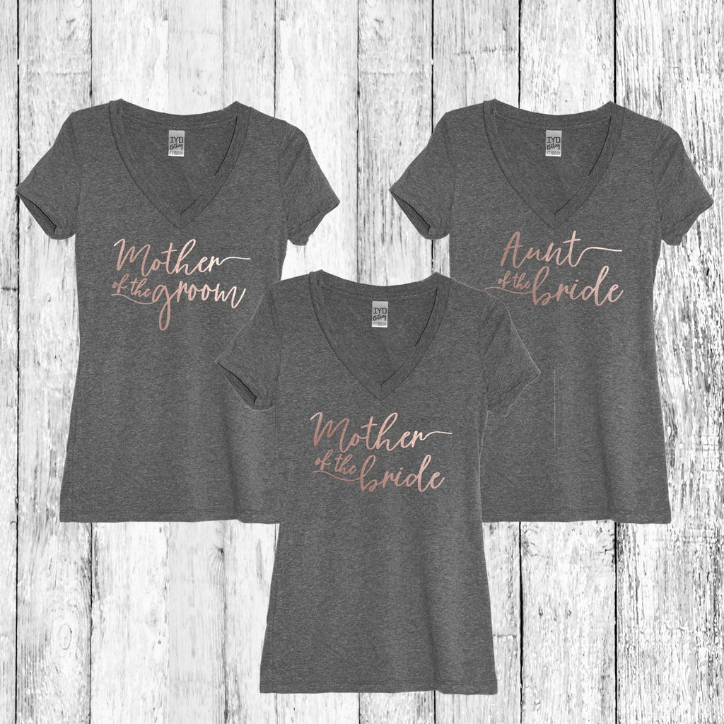 Bridal Party Shirts, Rose Gold, Bridesmaid shirt Rose Gold, Bridesmaid proposal, Wedding, Bride, Bachelorette, Bridal Party,Engaged Shirts - It's Your Day Clothing