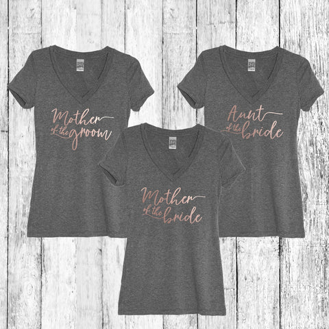 Bridal Party Shirts, Rose Gold, Bridesmaid shirt Rose Gold, Bridesmaid proposal, Wedding, Bride, Bachelorette, Bridal Party,Engaged Shirts - It's Your Day Clothing
