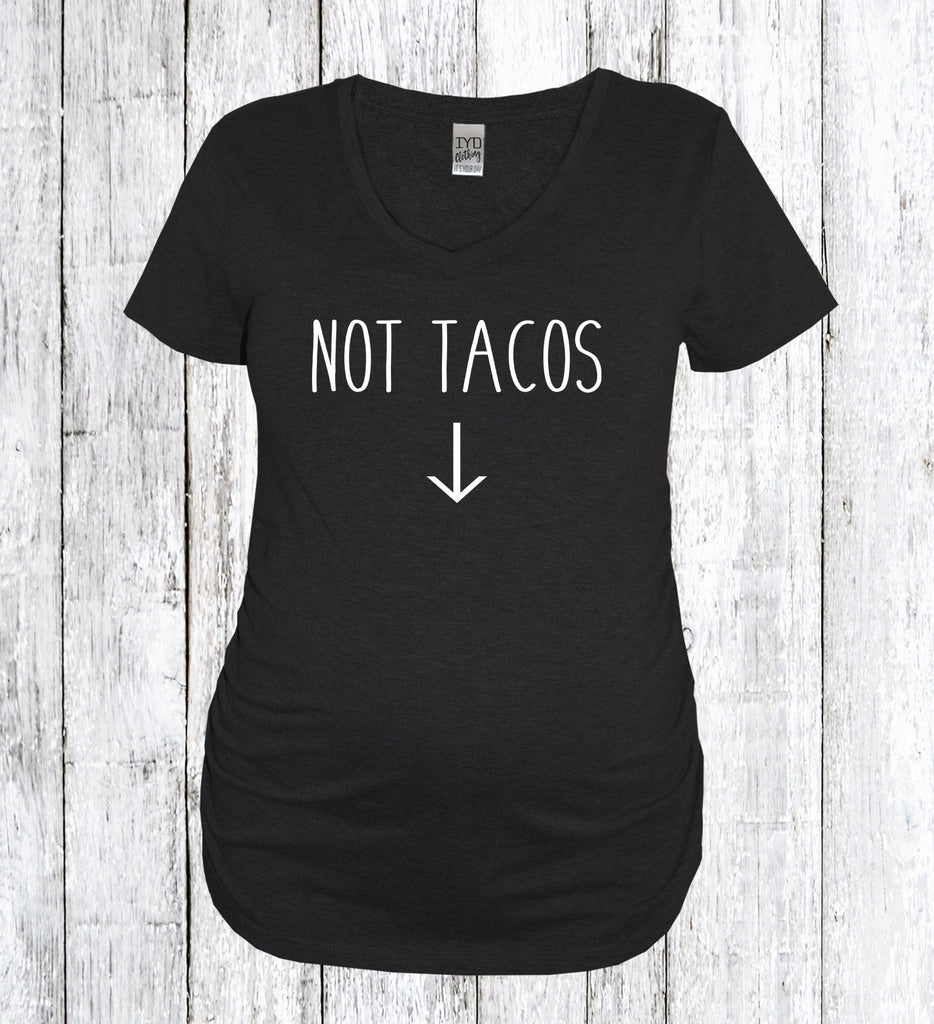 Tacos Pregnancy Couple Shirt set, Tacos and Not Tacos Maternity Shirt, Pregnancy Announcement Shirts Matching Couple T-Shirts, Mom To Be - It's Your Day Clothing