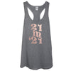 Rose Gold 21 in '21 Heather Gray Tank Top - It's Your Day Clothing 