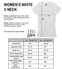 Bride Custom Wedding Finger White Women's V Neck Shirt - It's Your Day Clothing