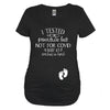 I Tested Positive But Not For Covid Baby Number And Birth Month Black Maternity V Neck Shirt - It's Your Day Clothing