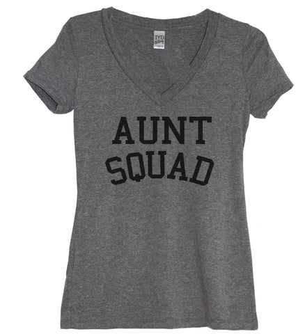 Aunt Squad V Neck Shirt