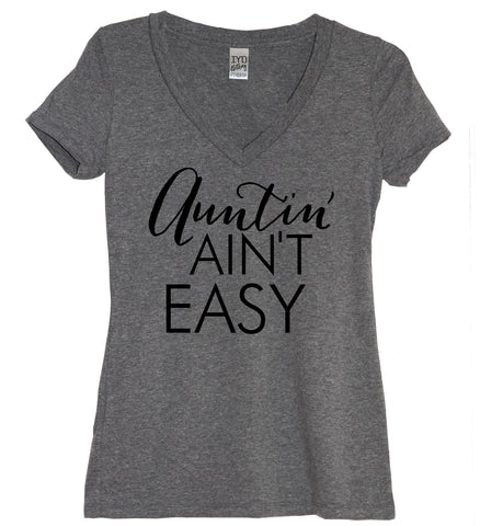 Aunt Definition - Like A Mom Only Cooler V Neck Shirt