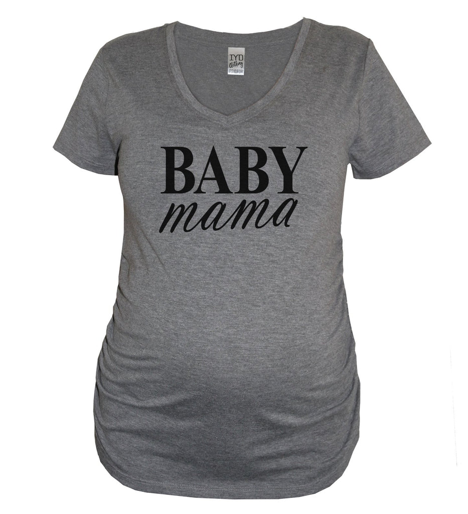 Baby Daddy and Baby Mama Maternity Couples Shirt – It's Your Day Clothing