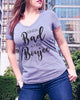 Kinda Bad Kinda Boujee V Neck Shirt - It's Your Day Clothing