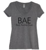 BAE Best Auntie Ever V Neck Shirt - It's Your Day Clothing