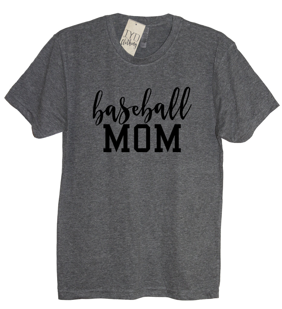 Baseball Mom Crew Neck Shirt - It's Your Day Clothing