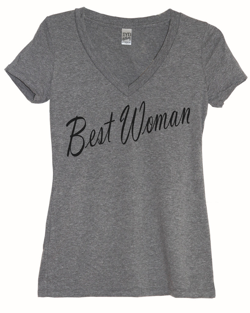 Groomswoman Best Woman Shirt - It's Your Day Clothing