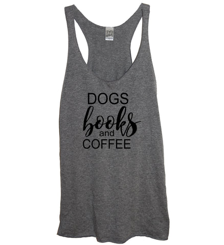 Cats Books and Coffee Tank