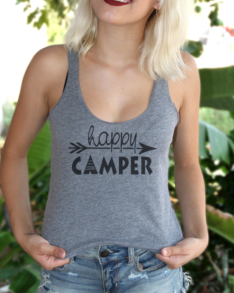 Happy Camper Tank - It's Your Day Clothing