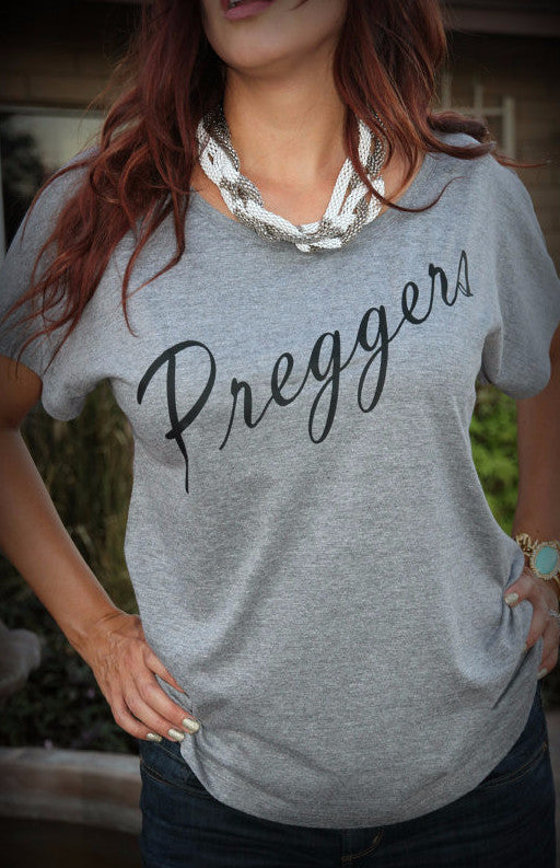 Preggers Scoop Neck Shirt - It's Your Day Clothing
