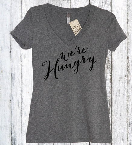 Hungry AF (AS F--K) V Neck Shirt