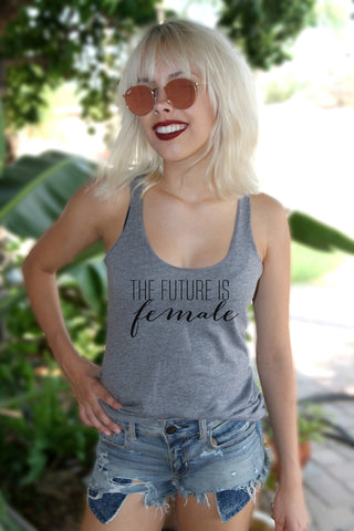 Rose Gold The Future Is Female Tank