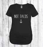 Tacos Pregnancy Couple Shirt set, Tacos and Not Tacos Maternity Shirt, Pregnancy Announcement Shirts Matching Couple T-Shirts, Mom To Be - It's Your Day Clothing