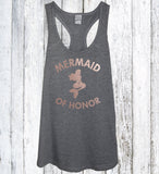 Mermaid of Honor Tank Rose Gold - It's Your Day Clothing
