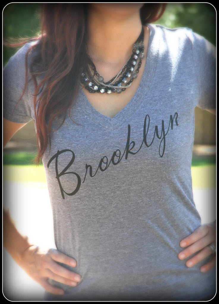 Brooklyn V Neck Shirt - It's Your Day Clothing