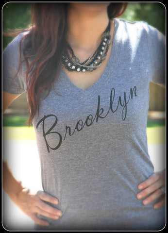 Brooklyn V Neck Shirt - It's Your Day Clothing