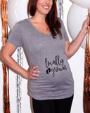 Locally Grown Maternity Shirt - It's Your Day Clothing