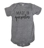 Made In Quarantine  Short Sleeve Baby Bodysuit - It's Your Day Clothing