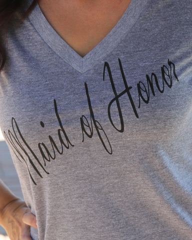 Maid of Honor Shirt - It's Your Day Clothing