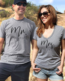 Mr. and Mrs. Established Custom Couples Shirt - It's Your Day Clothing