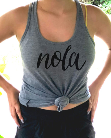 Nola Tank Top Shirt - It's Your Day Clothing