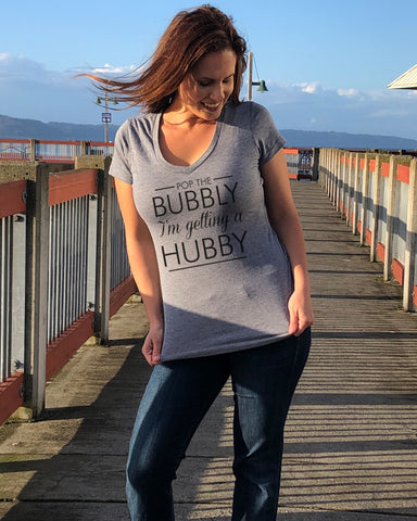 POP THE BUBBLY I'm Getting A Hubby Shirt - It's Your Day Clothing