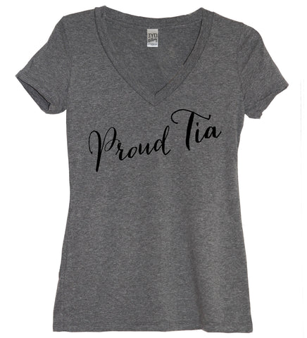 Happiness Is Being An Auntie V Neck Shirt