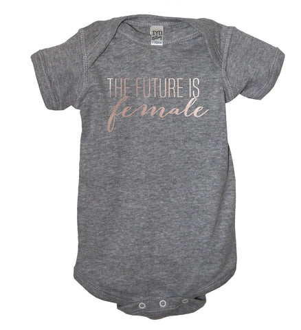 The Future Is Female (script) Baby Bodysuit