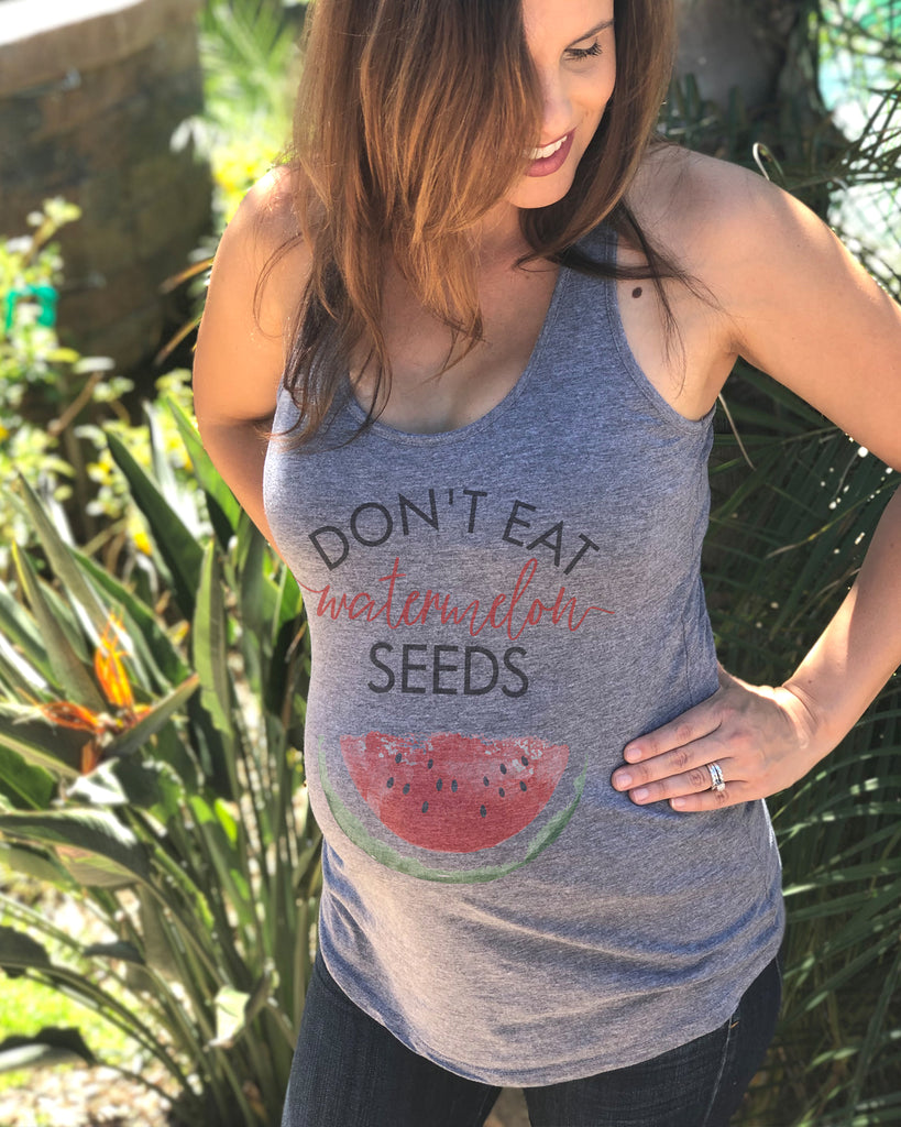 Don't Eat Watermelon Seeds Tank Top - It's Your Day Clothing