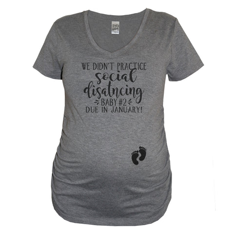 Tacos For Two Please Taco Maternity Shirt