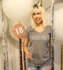 Adult-ish Women's V Neck White Print - It's Your Day Clothing